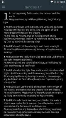 Bilingual Bible android App screenshot 4